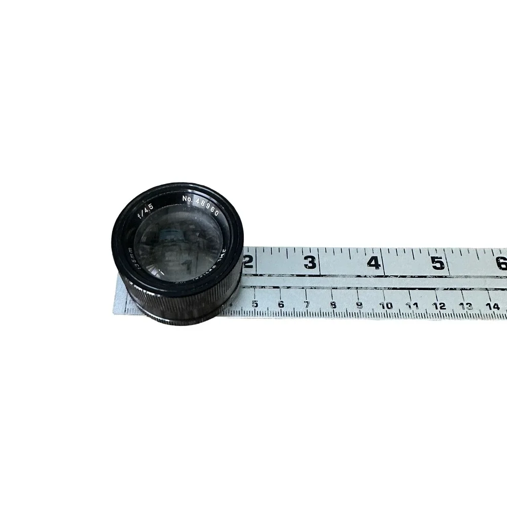 JML Optical Ind 135mm f/4.5 Enlarging Lens Made in Japan No 48960 Black